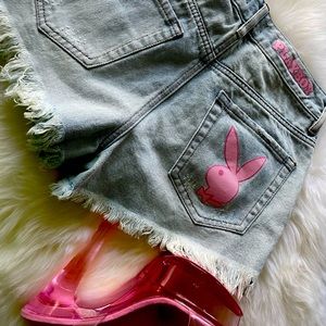 🐰Playboy Denim Shorts🐰